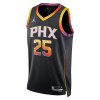 Muške NBA Dres Phoenix Suns Mikal Bridges 25 Jordan 2022-23 Statement Edition Crno Swingman